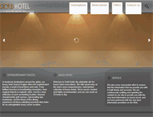 Tablet Screenshot of gold-hotel.com